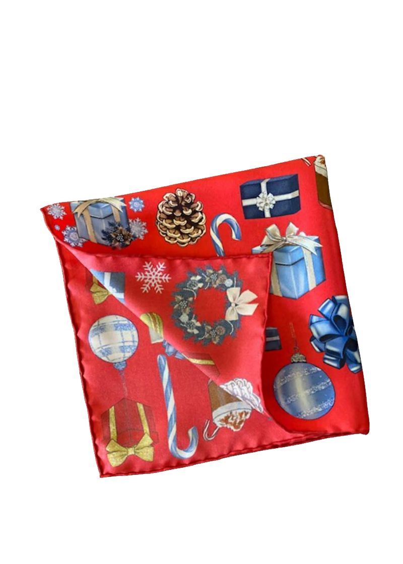 【ralu】 Italy 90x90 スカーフ（キャンディー）